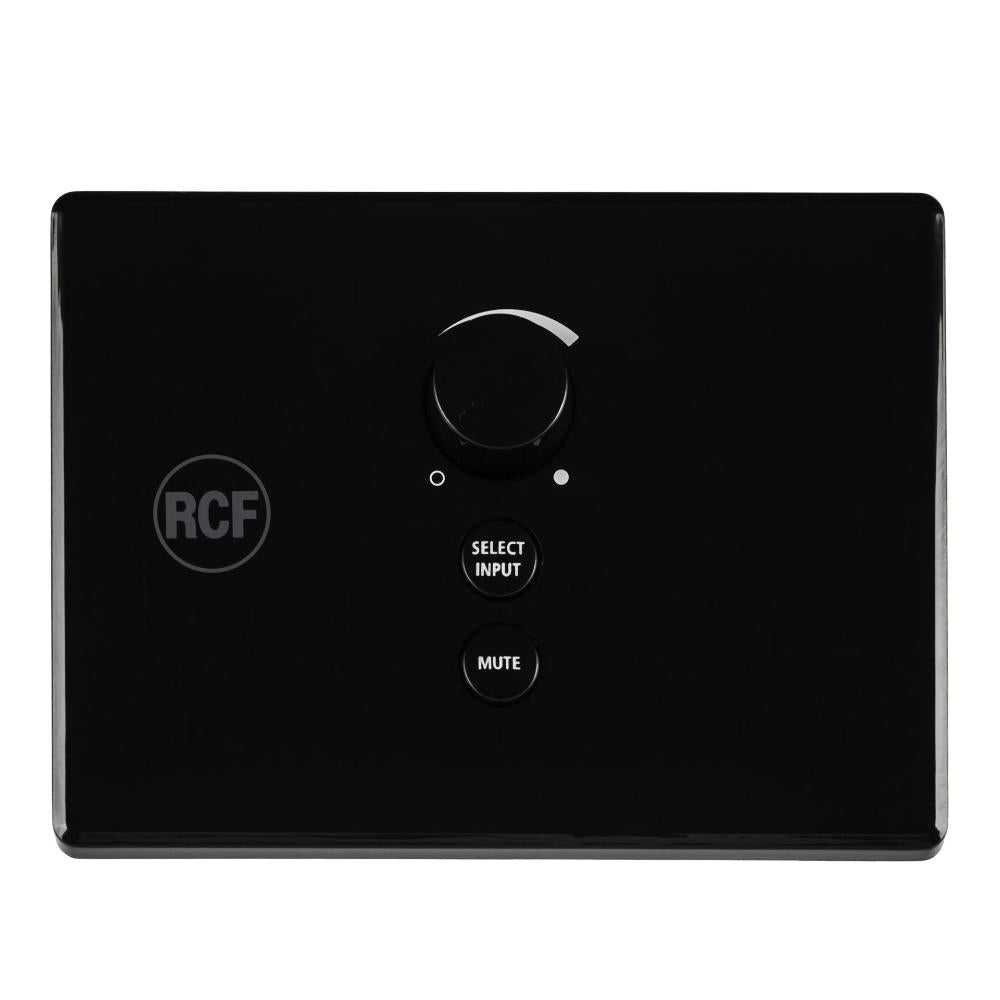 RCF RC401EU Wall Mount Remote Control for DMA Amplifiers - Black