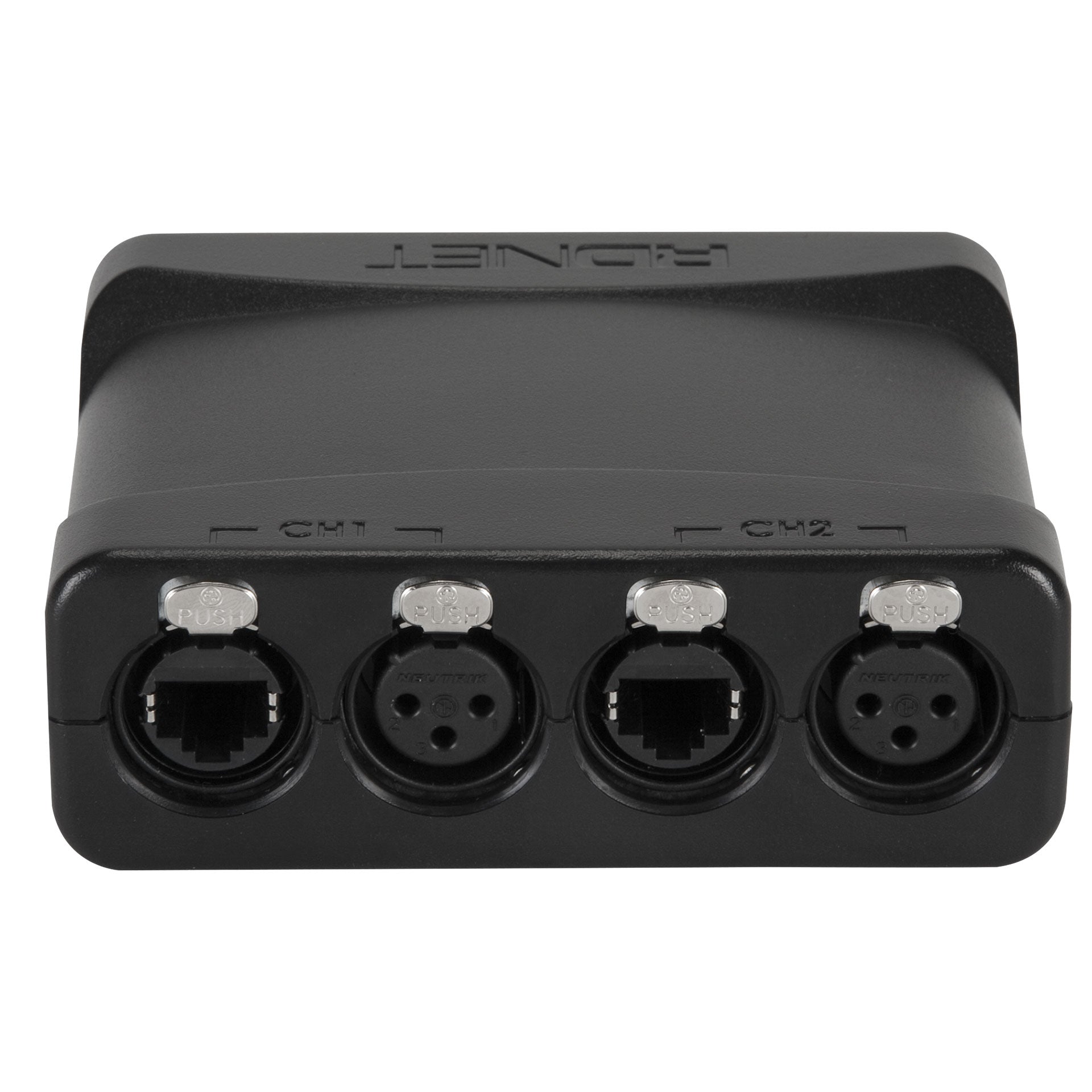 RCF RDNET CONTROL 2 rear panel connector view