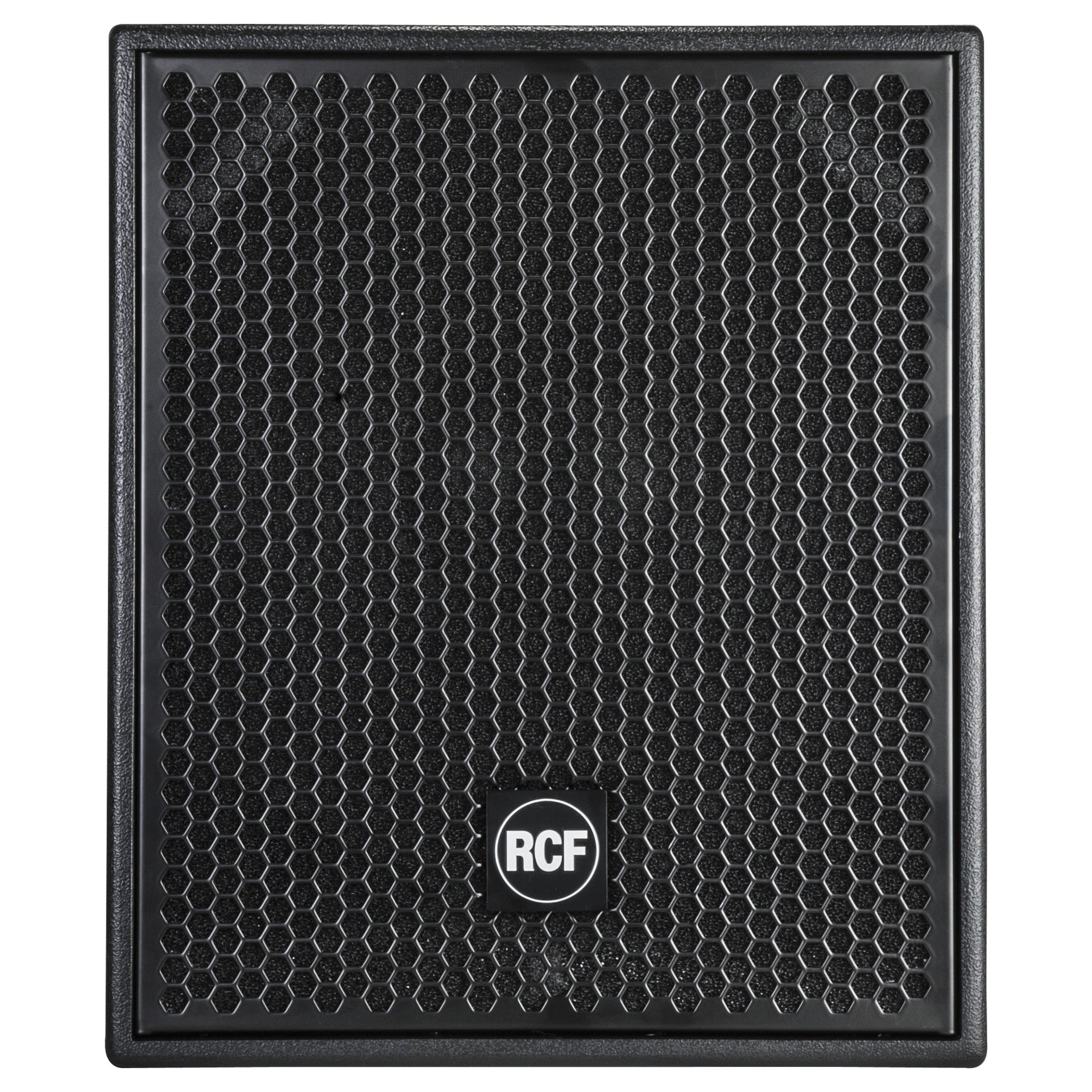 RCF S 8015 II high efficiency subwoofer front view showing 15 inch neo woofer