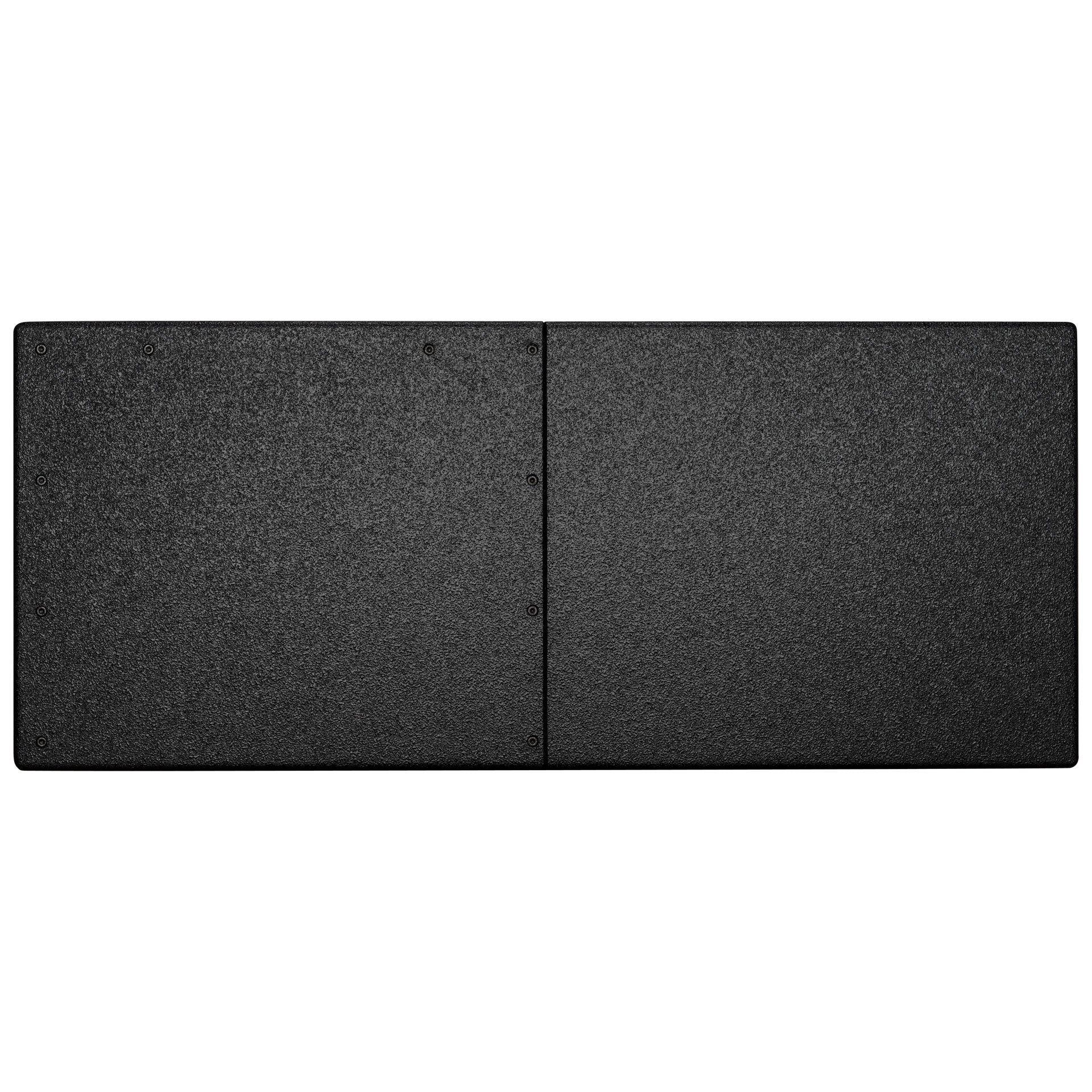 Back view of RCF S 8015LP passive subwoofer connector panel