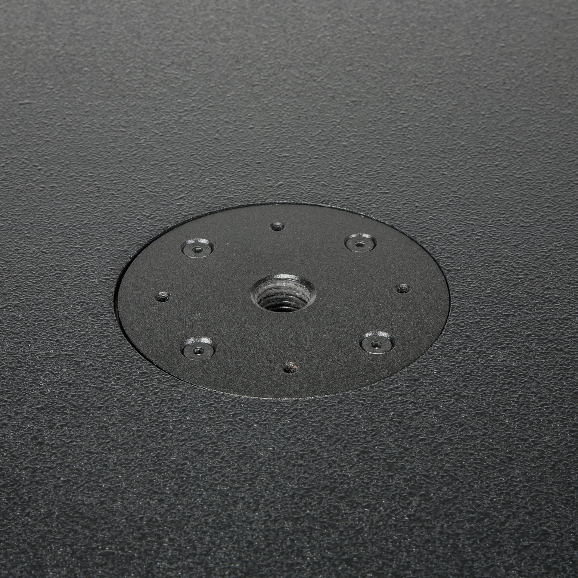 RCF S 8028 II bottom view showing cabinet base construction