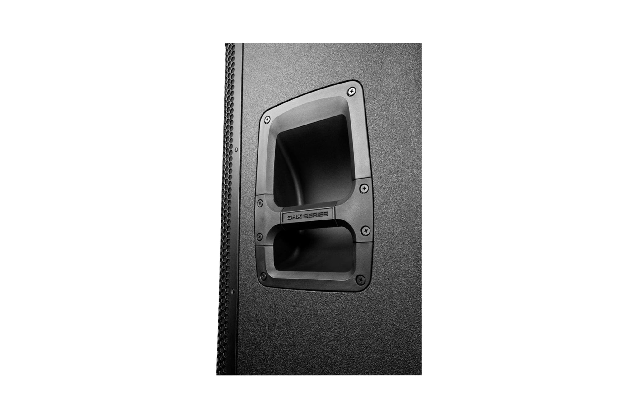 JBL SRX812 12-inch 2-Way Multipurpose Passive Speaker top view showing dual pole sockets and handles