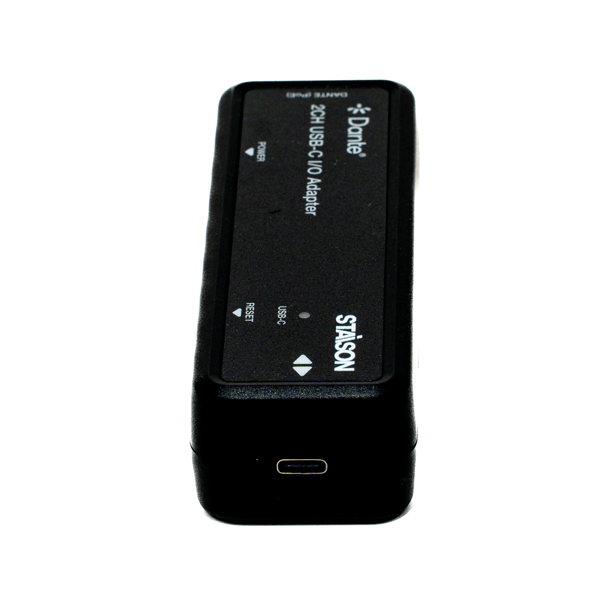 Black USB adapter with Staison branding on a white background