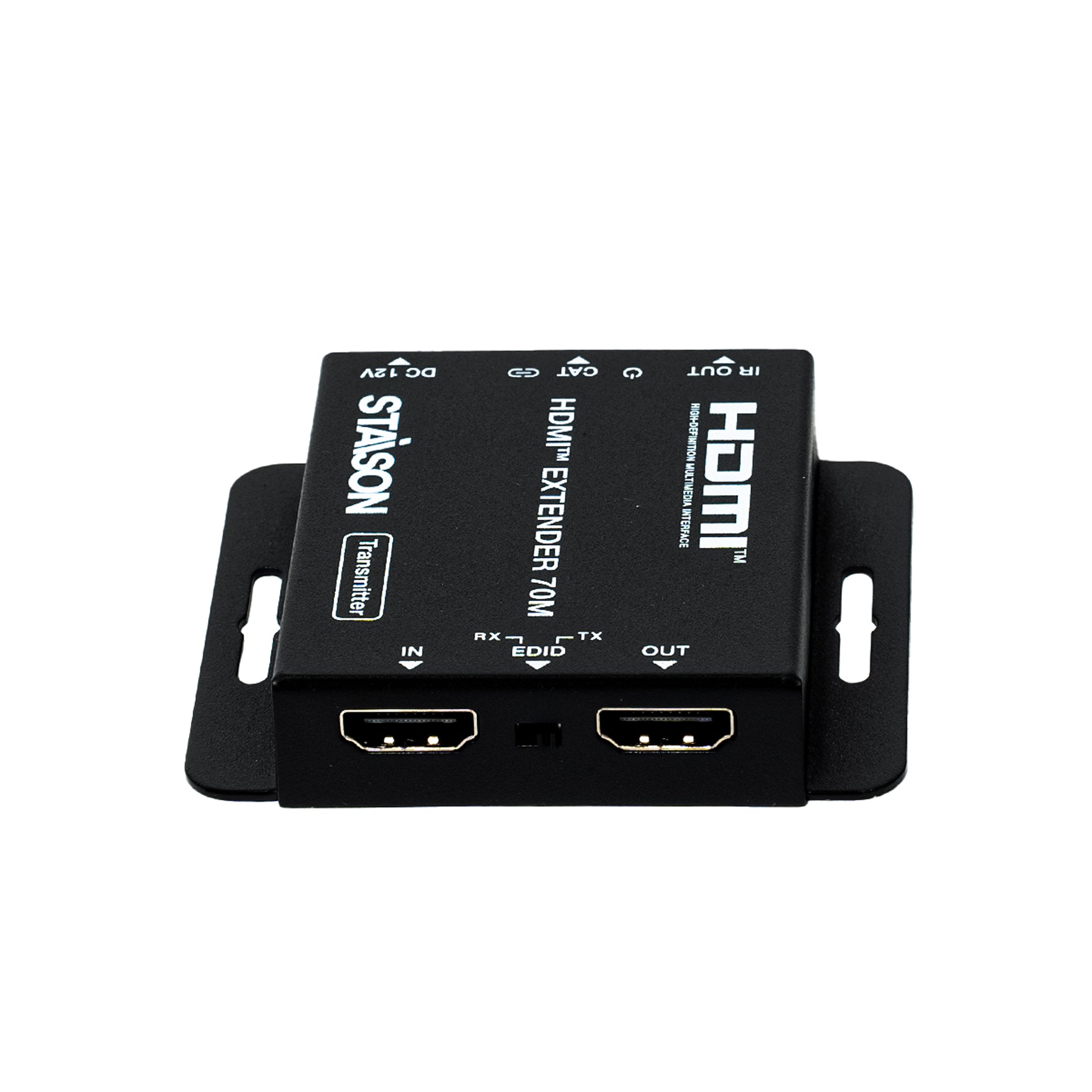 HDMI Extender transmitter with staison branding on a white background  