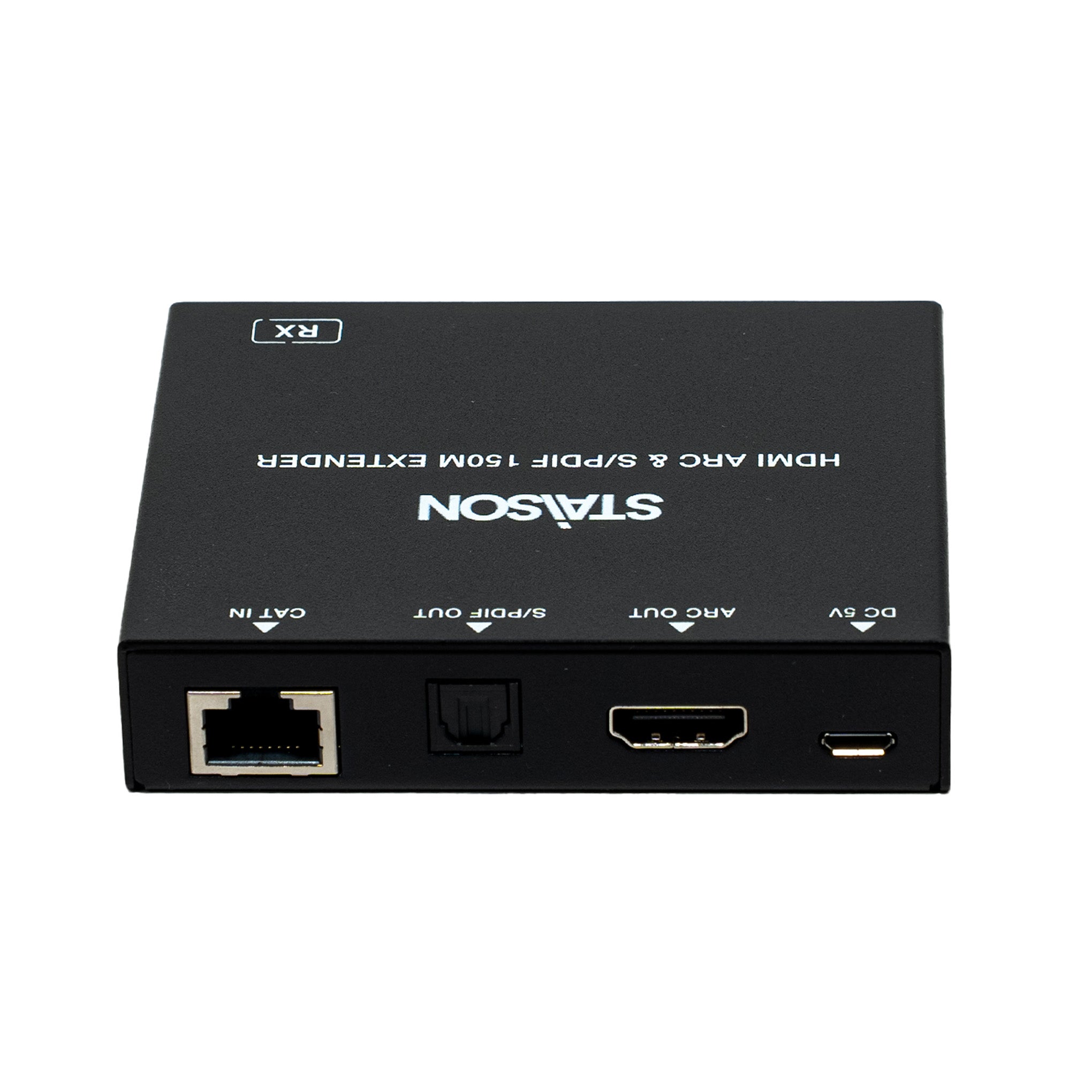 HDMI ARC & S/PDIF 150M Extender device with STASON branding on a white background