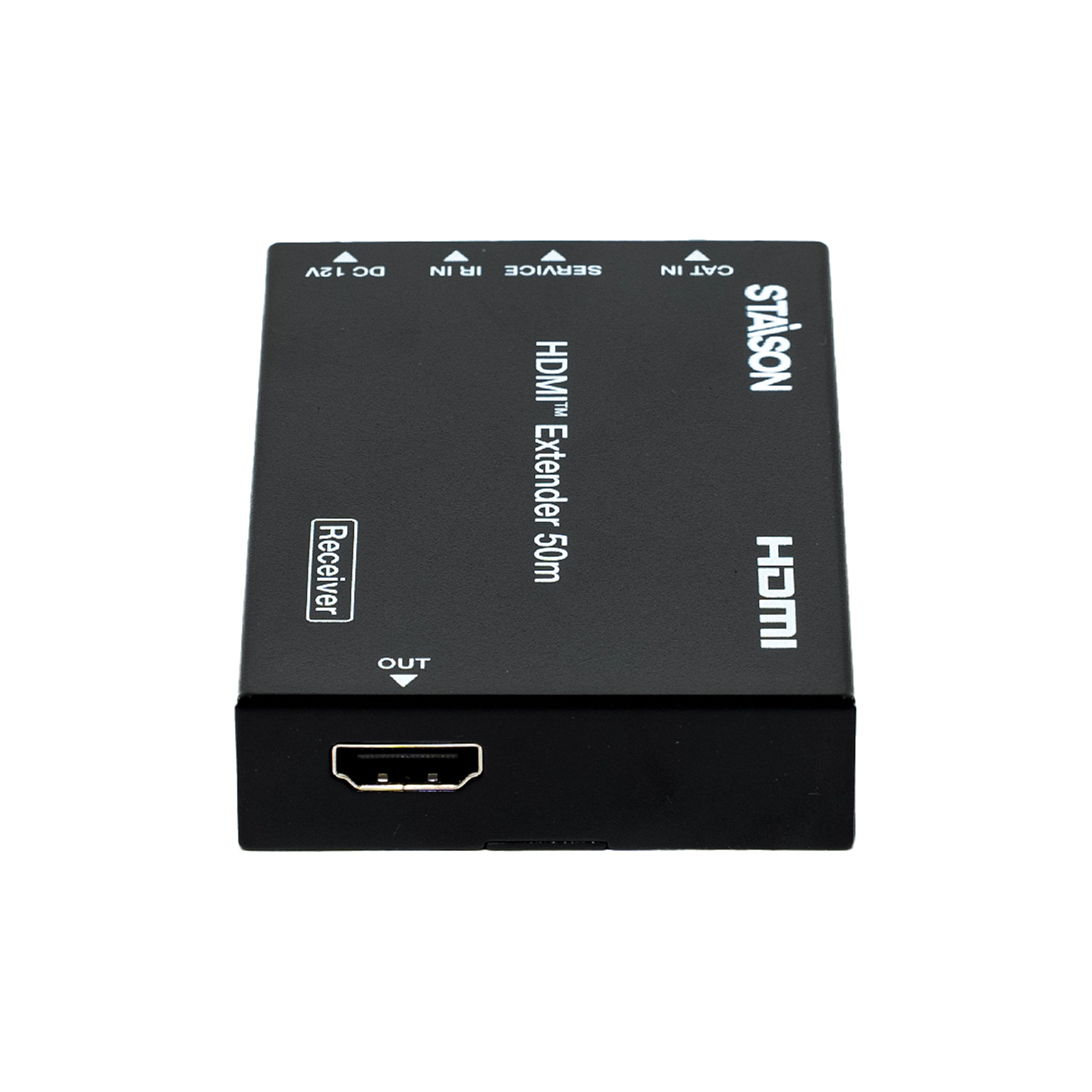 HDMI extender receiver box with Stason branding on a white background