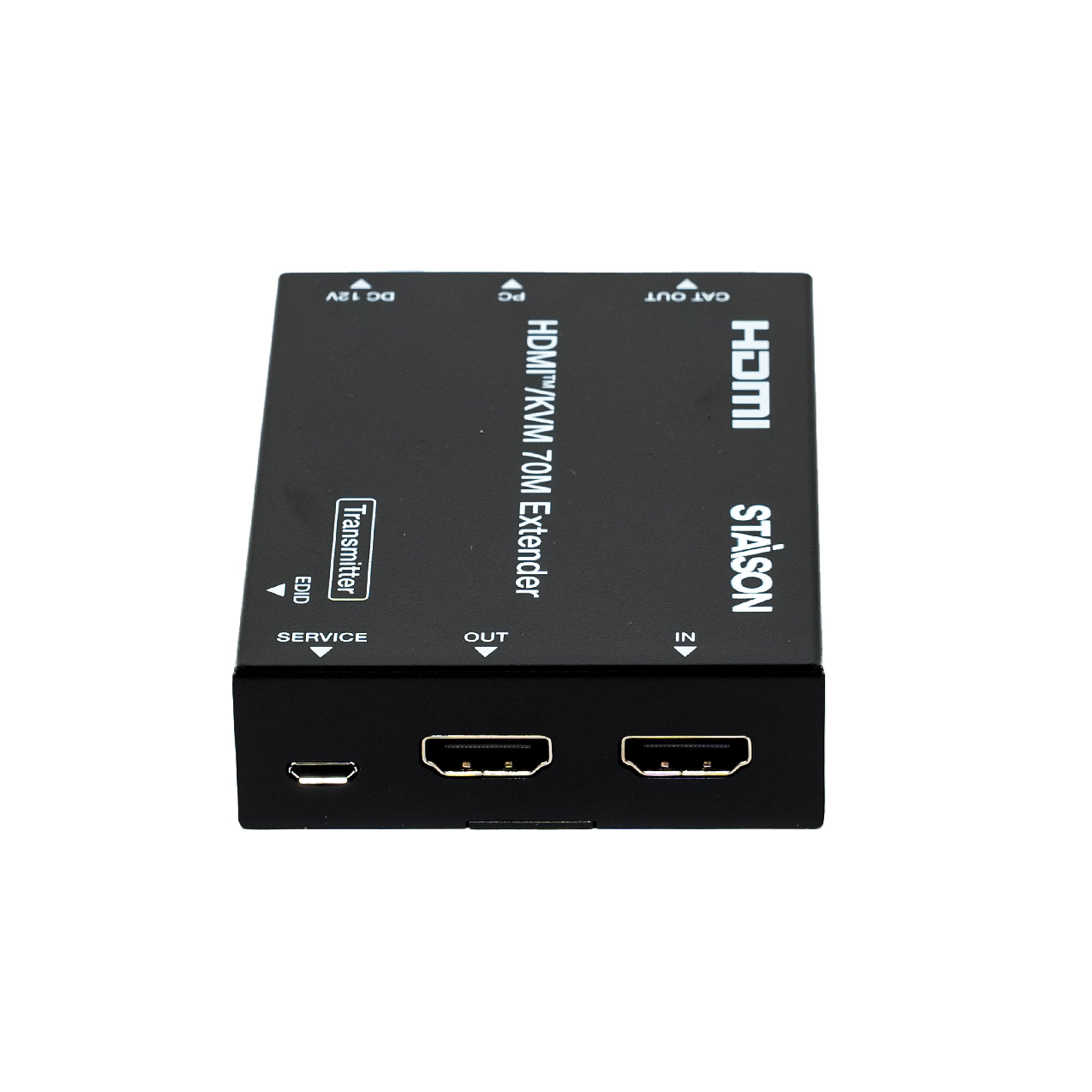 HDMI KVM TVM Extender device with 'STASON' branding on a white background