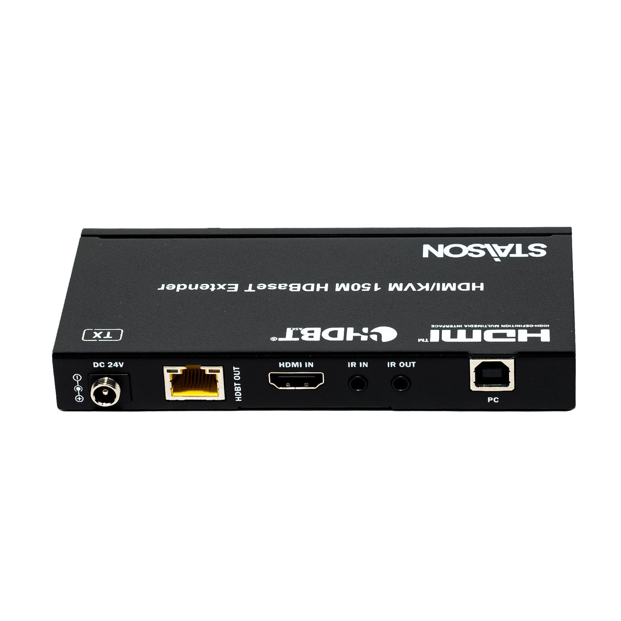 HDMI and Ethernet extender device with STAISON branding on a white background