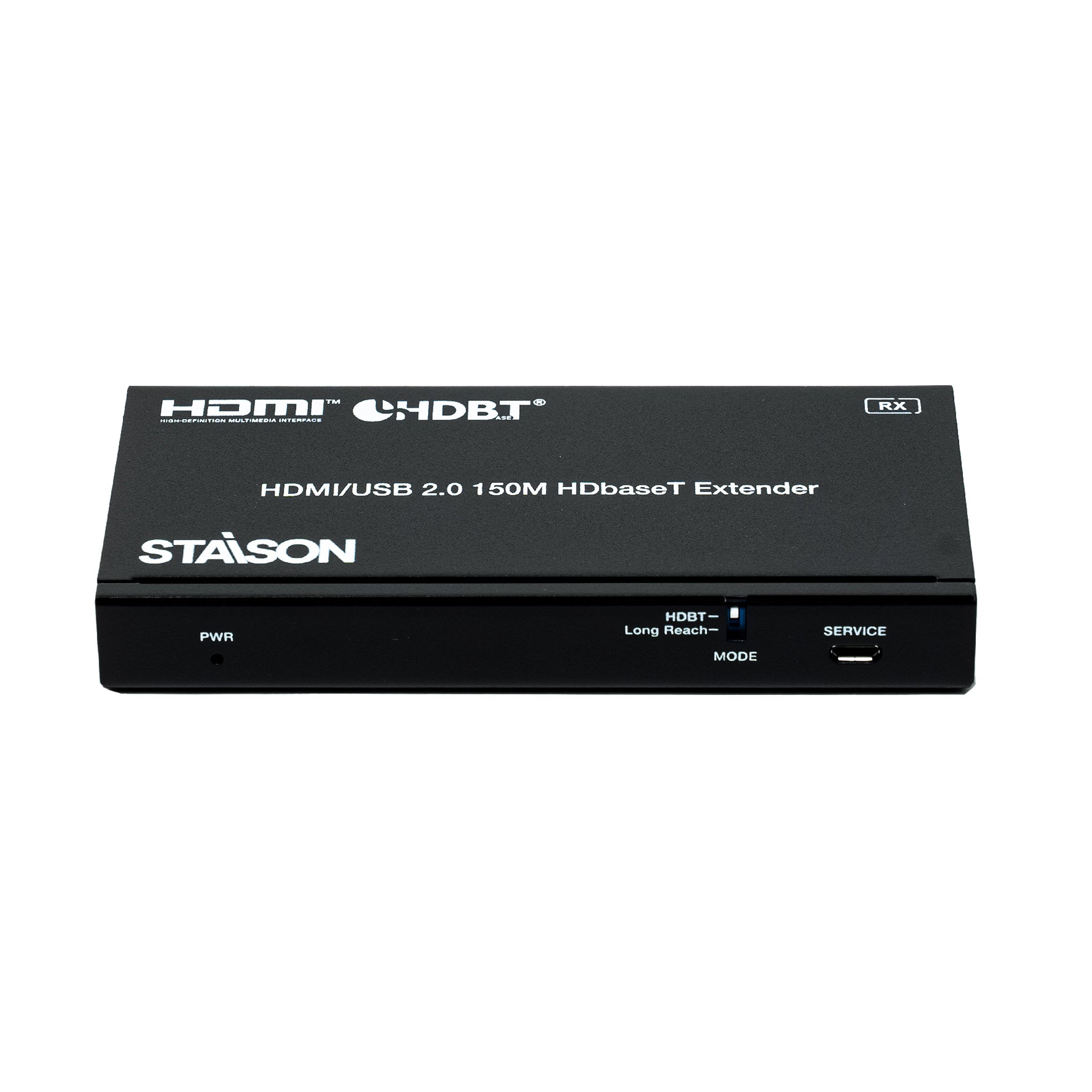 HDMI and USB extender device with Staison branding on a white background