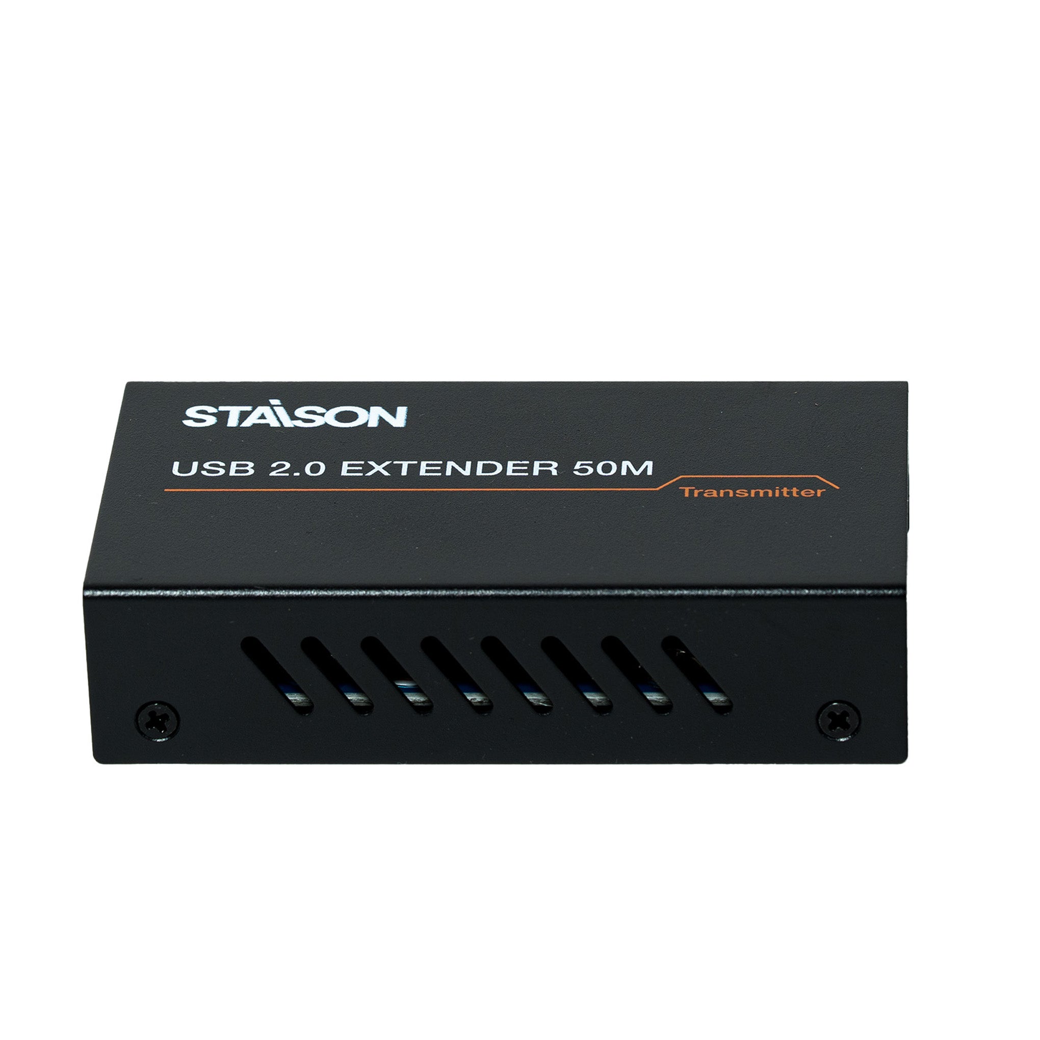 Stasoon USB 2.0 Extender 50M transmitter with STAISON branding on a white background