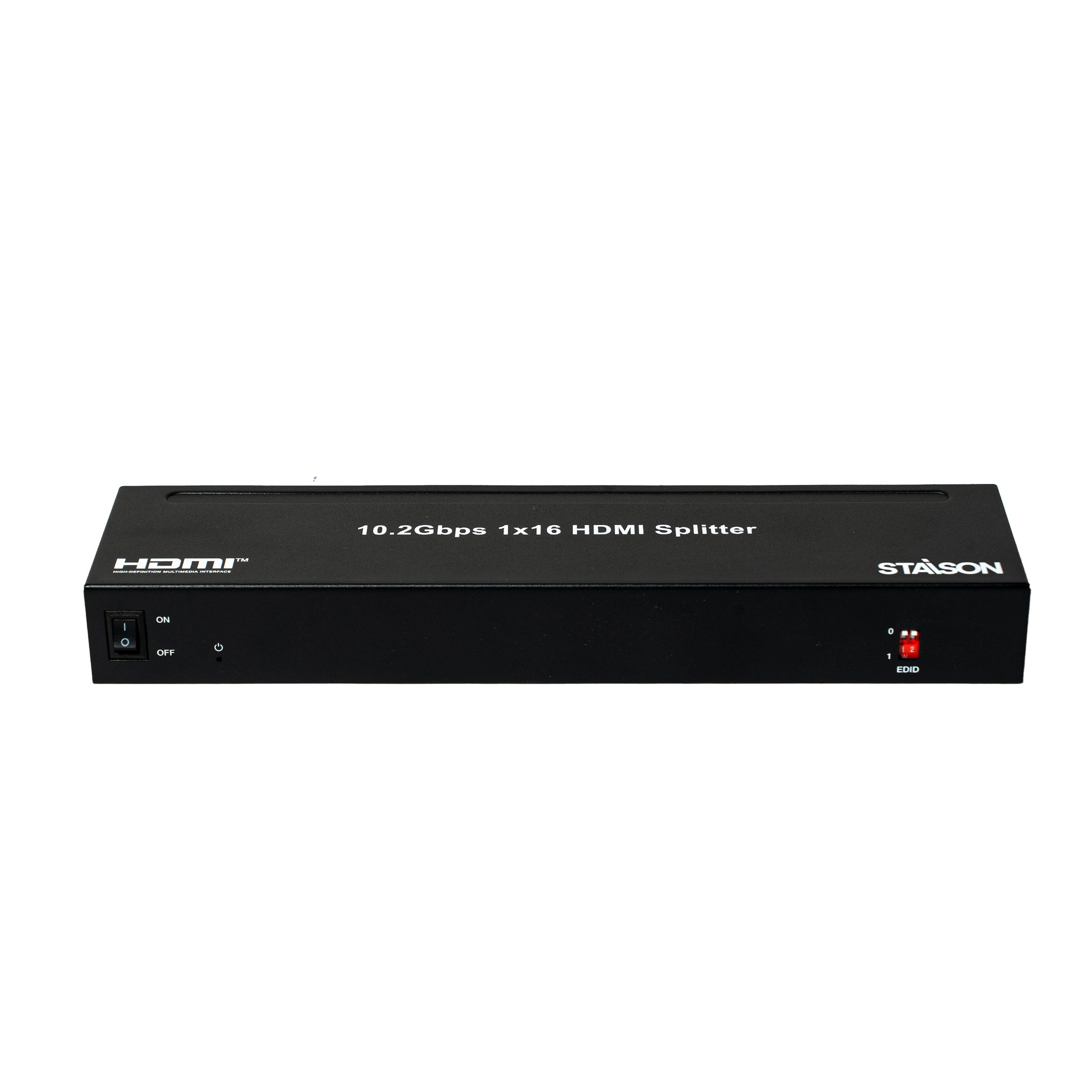HDI 1*16 splitter with staison branding on a white background 