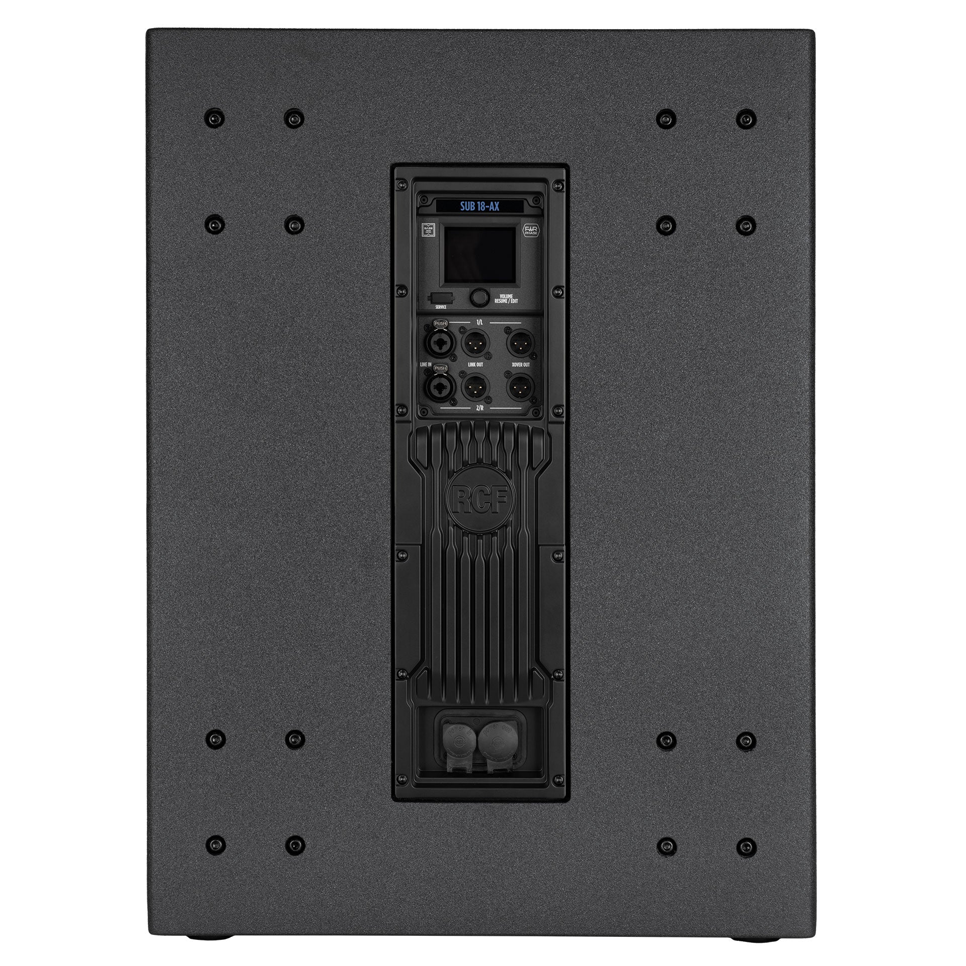 RCF SUB 18-AX Subwoofer -Back Side Profile View