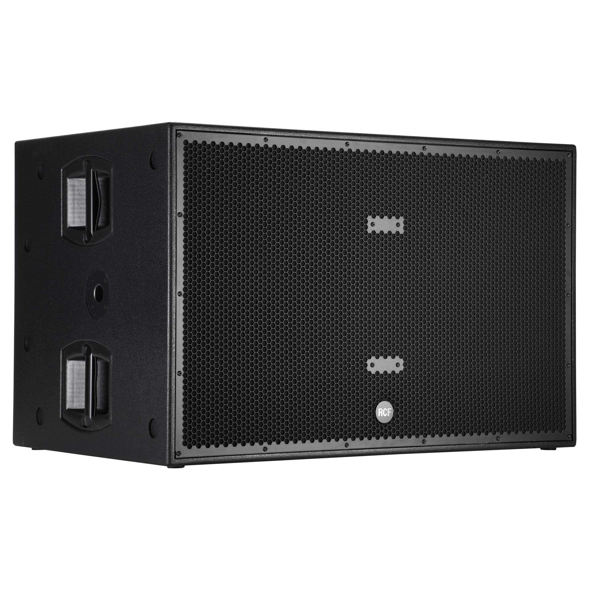 RCF SUB 8006-AS subwoofer right side view with side handles