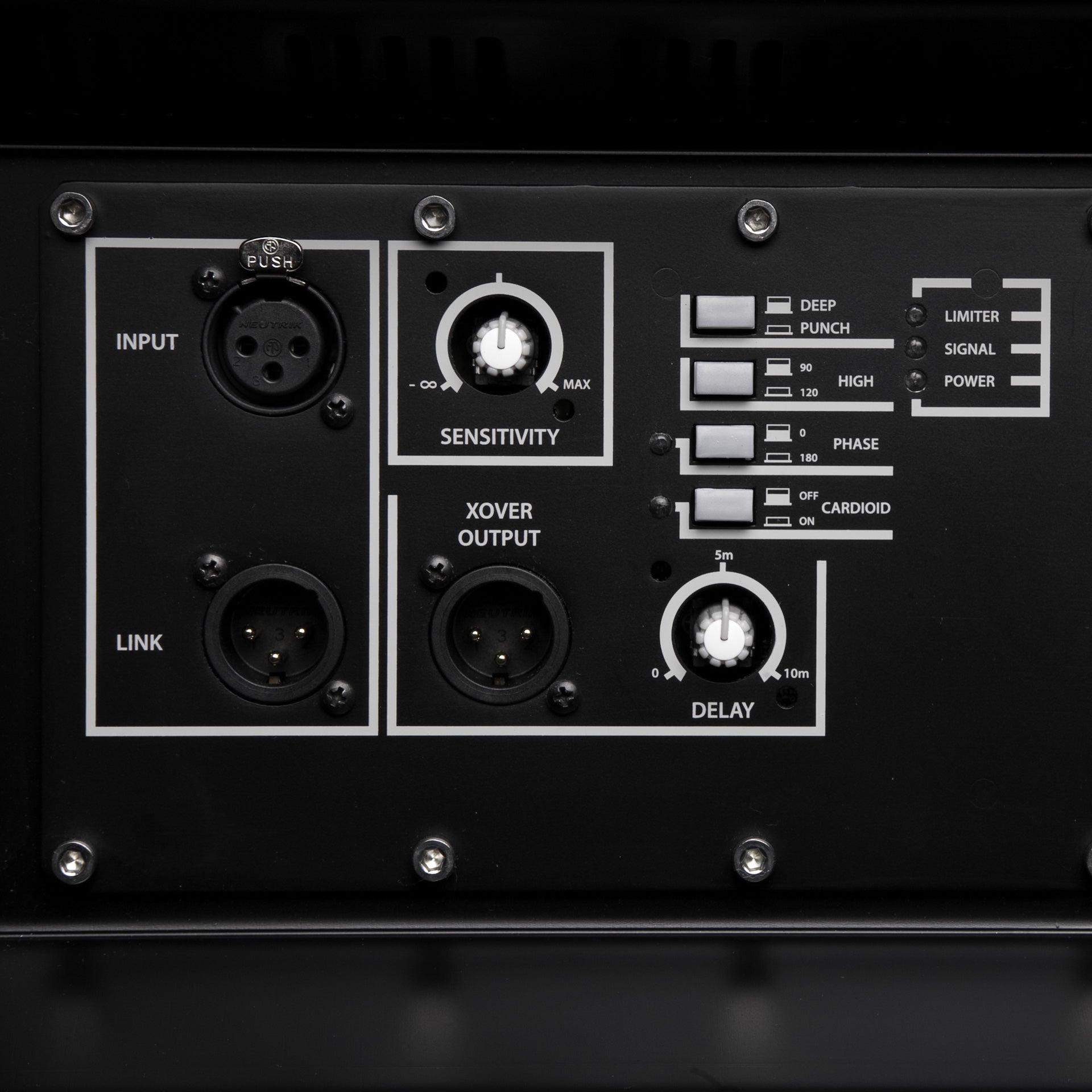 RCF SUB 8006-AS mounting points hardware detail