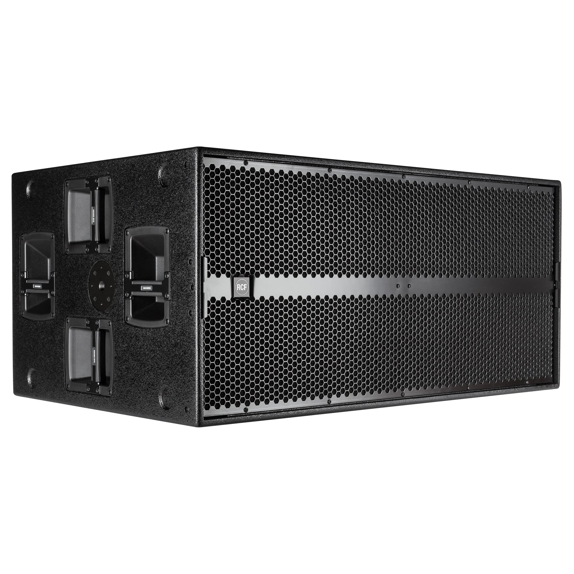 RCF SUB 9006-AS subwoofer right side view with side handle