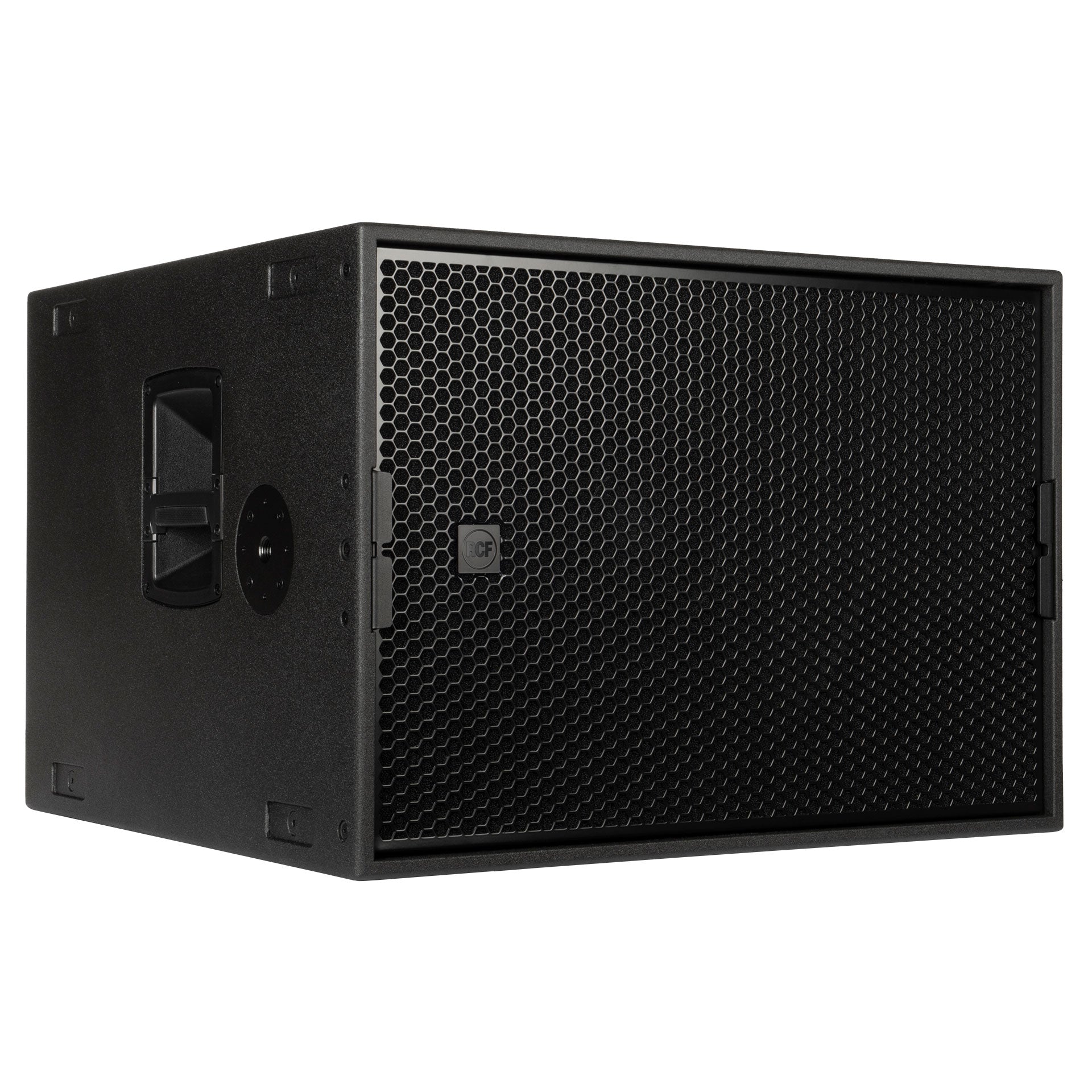 RCF SUB 9019-AS subwoofer right side view with handle