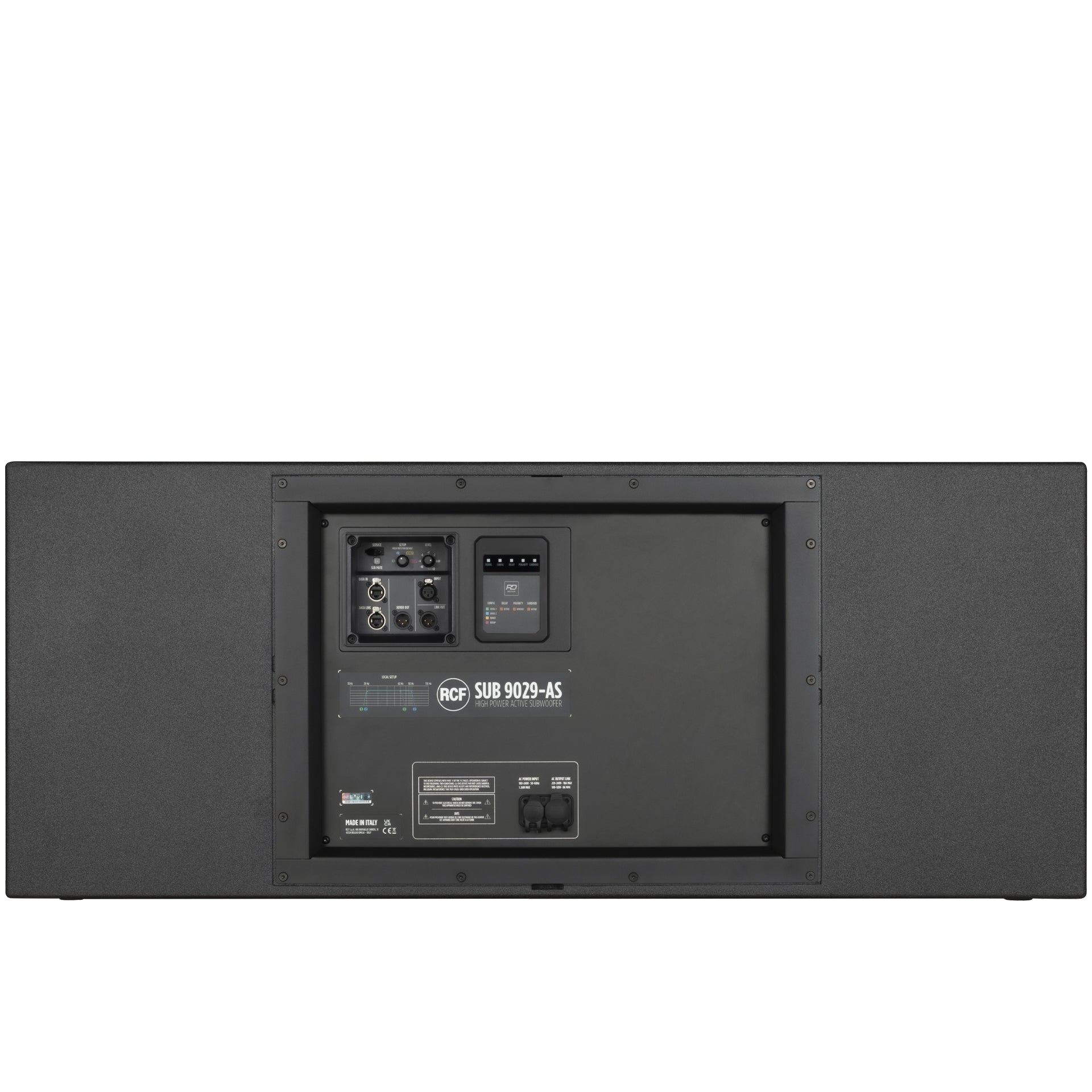 RCF SUB 9029-AS Subwoofer - Back  Side Profile View