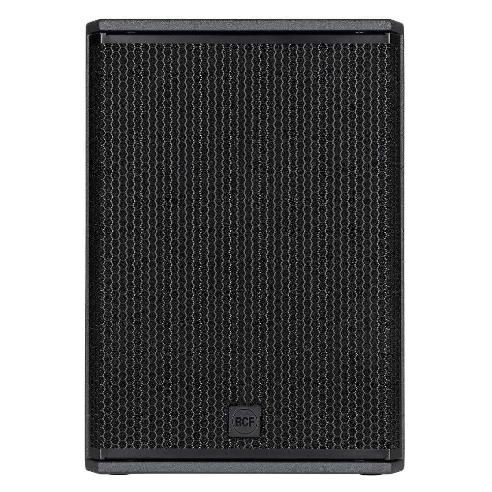  "RCF SUB 15-AX professional active subwoofer featuring 15-inch low-frequency driver in rugged enclosure"
