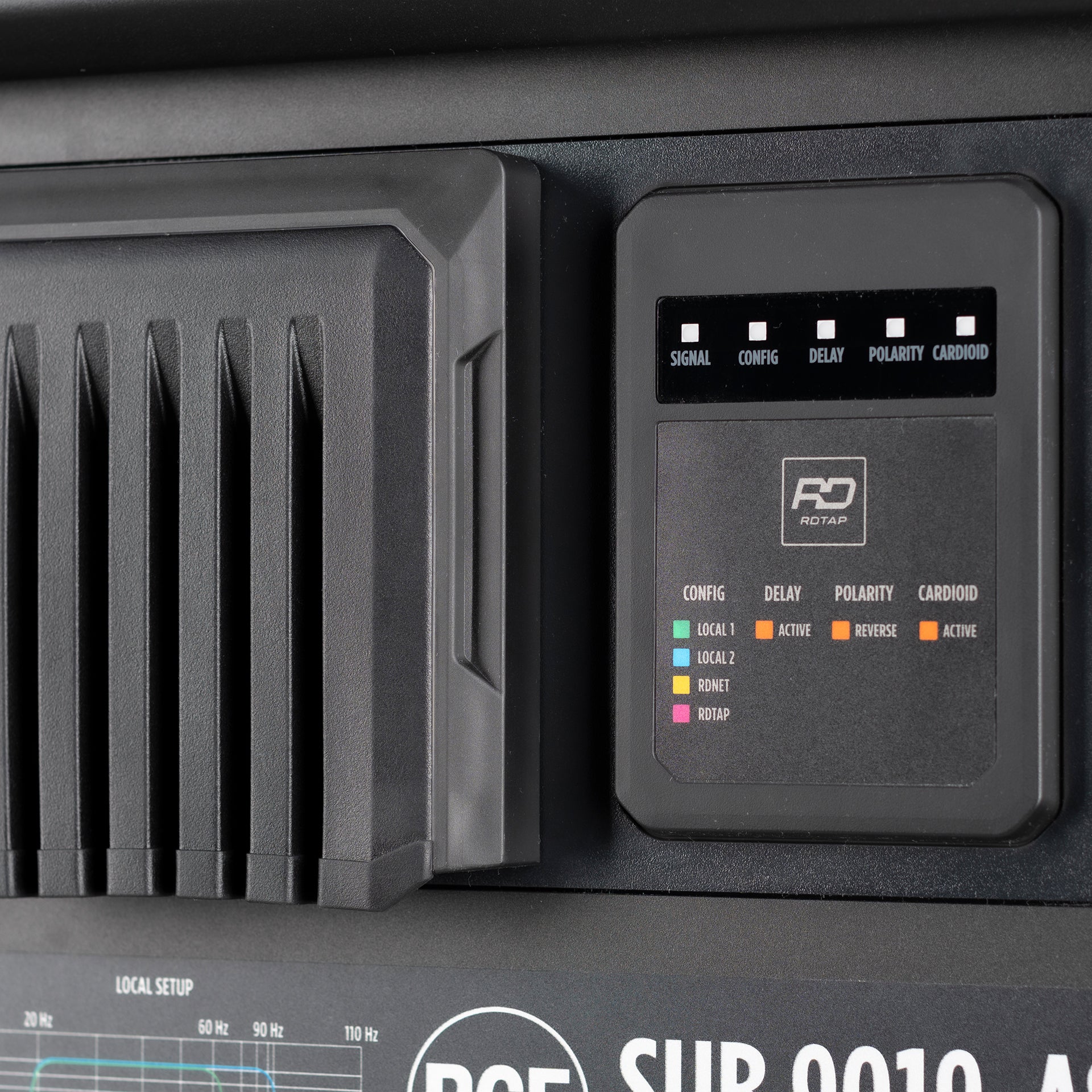 RCF SUB 9019-AS Powercon TRUE1 power input connector detail