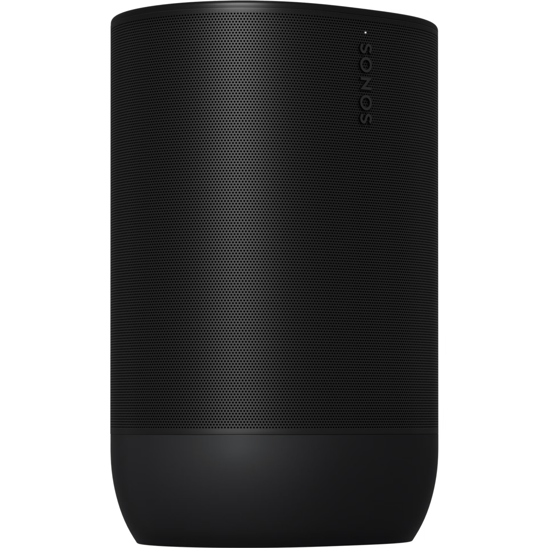 Close-up of Sonos Move 2 Black wireless charging base and inductive contact points