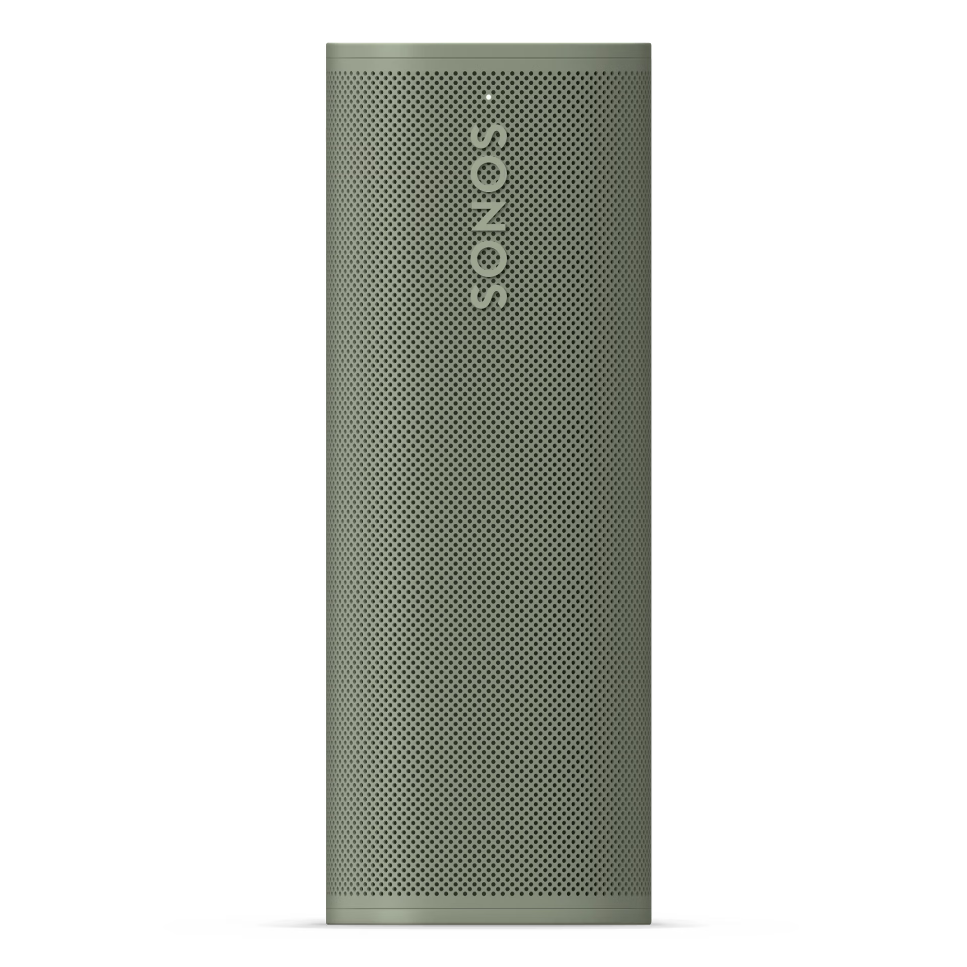 Sonos Roam 2 Green portable smart speaker – front view with earthy green finish and grille