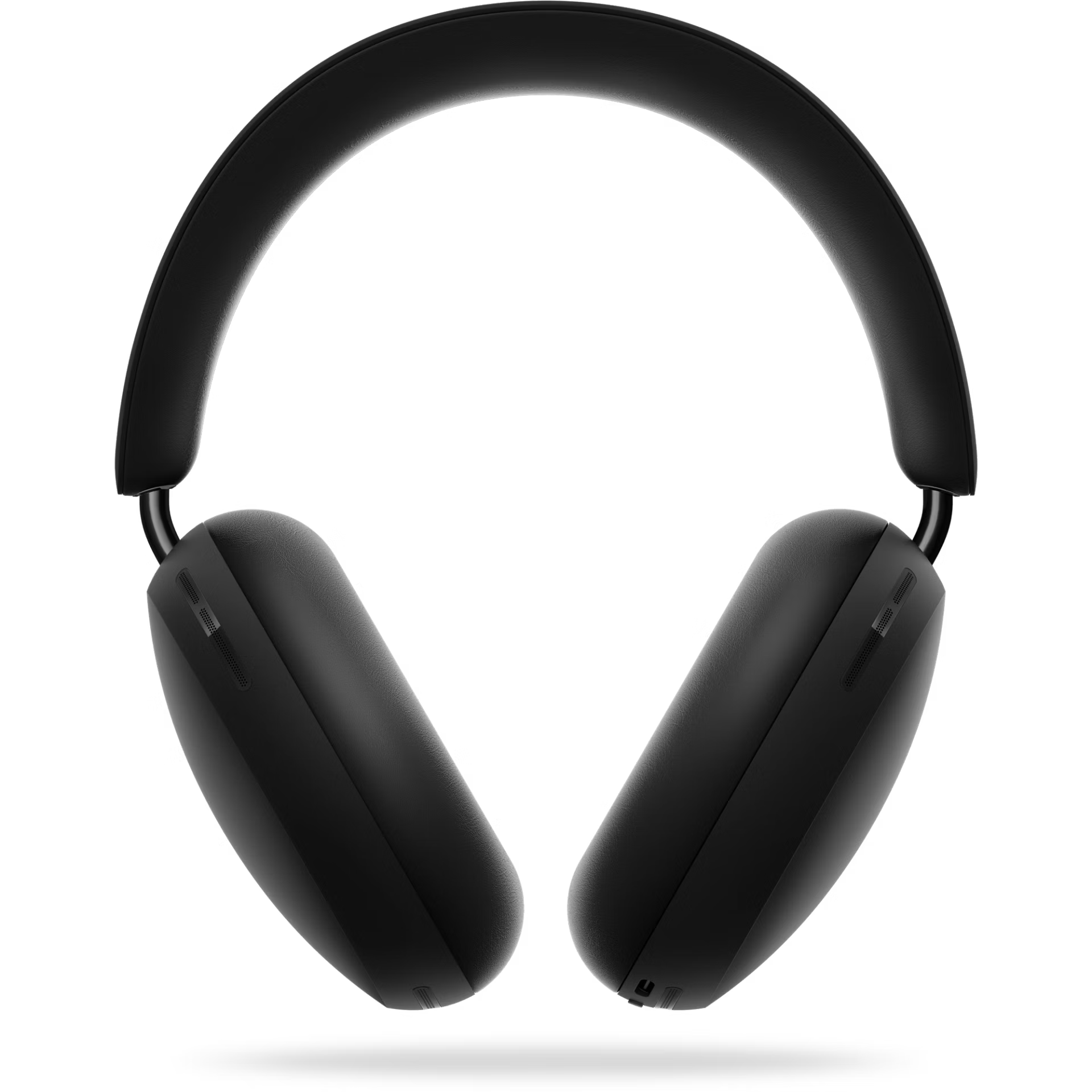 Sonos Ace black over-ear wireless ANC headphones front view with premium cushioned ear cups