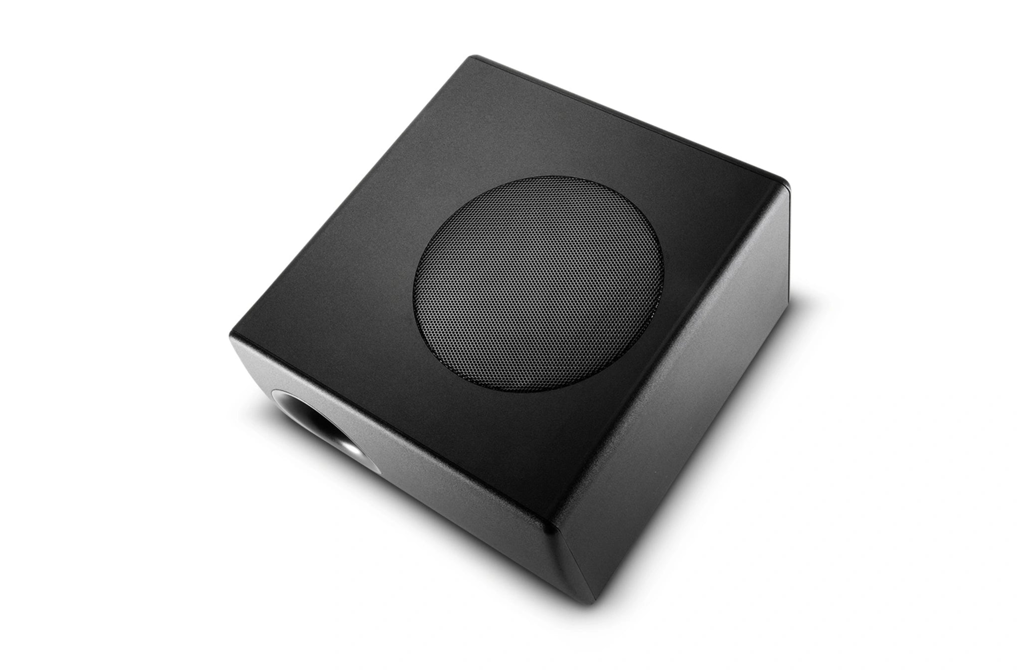 JBL Control 50S/T Surface-Mount Subwoofer rear view showing wall bracket mounting