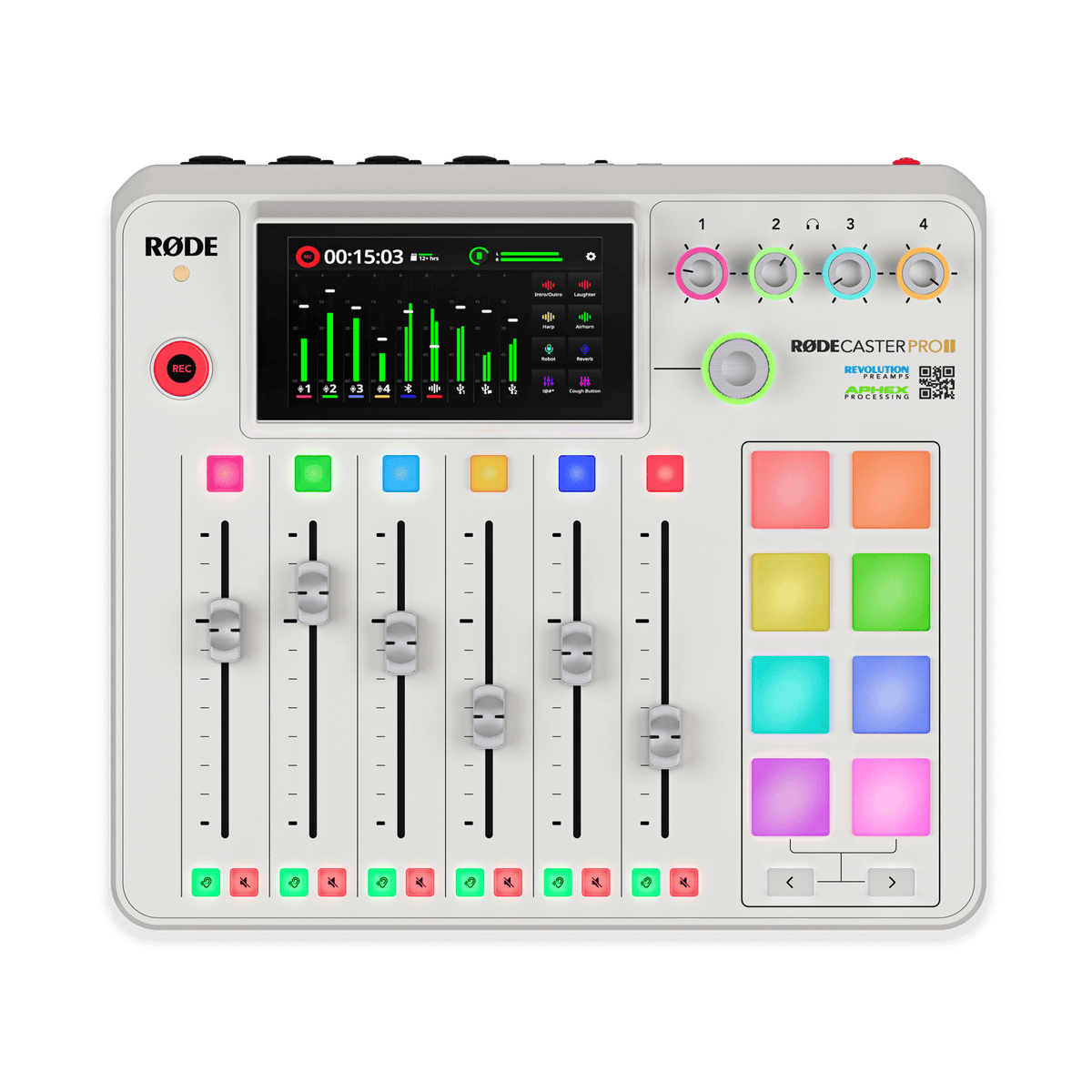 RØDECaster Pro II Integrated Audio Production Studio (WHITE)