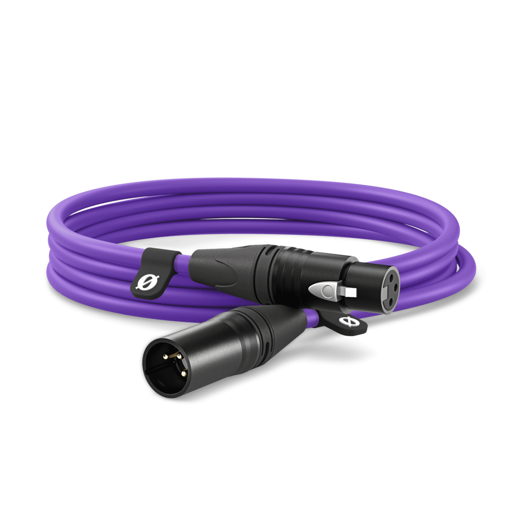 XLR Cable Premium XLR Cable (3M-Purple)